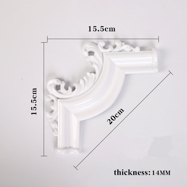 Wall decoration strips self-adhesive wood molding - The Well Being The Well Being CCC / 4PCS Ludovick-TMB Wall decoration strips self-adhesive wood molding