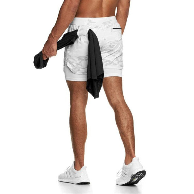 Fitness bodybuilding training quick-drying 2-in-1 shorts - The Well Being The Well Being Ludovick-TMB Fitness bodybuilding training quick-drying 2-in-1 shorts