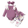 3Pcs Baby Girl Clothes Set Newborn's Clothing - The Well Being  3Pcs Baby Girl Clothes Set Newborn's Clothing