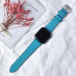 High quality Leather loop Band - The Well Being The Well Being Blue / 42mm or 44mm or 45mm Ludovick-TMB High quality Leather loop Band