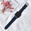 High quality Leather loop Band - The Well Being The Well Being Midnight blue / 42mm or 44mm or 45mm Ludovick-TMB High quality Leather loop Band