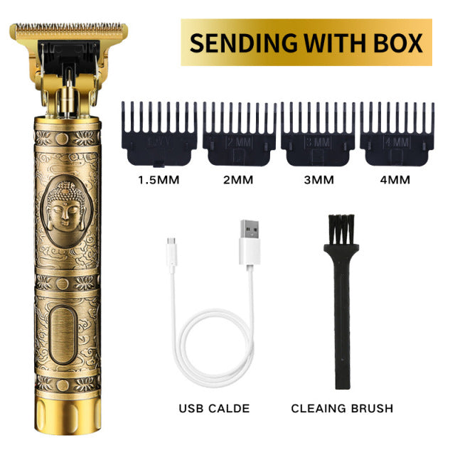Hair Cutting Machine Trimmer Clipper Electric Shaver Barber Shaving Professional Vintage T9 Razor Mustache Finishing - The Well Being The Well Being Buddha Ludovick-TMB Hair Cutting Machine Trimmer Clipper Electric Shaver Barber Shaving Professional Vintage T9 Razor Mustache Finishing
