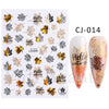 Manicure Stickers White Laser Gold Fall Leaves Decals Sliders Nail Art Decor - The Well Being The Well Being Ludovick-TMB Manicure Stickers White Laser Gold Fall Leaves Decals Sliders Nail Art Decor