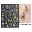 Manicure Stickers White Laser Gold Fall Leaves Decals Sliders Nail Art Decor - The Well Being The Well Being Ludovick-TMB Manicure Stickers White Laser Gold Fall Leaves Decals Sliders Nail Art Decor