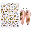 Manicure Stickers White Laser Gold Fall Leaves Decals Sliders Nail Art Decor - The Well Being The Well Being Ludovick-TMB Manicure Stickers White Laser Gold Fall Leaves Decals Sliders Nail Art Decor