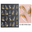 Manicure Stickers White Laser Gold Fall Leaves Decals Sliders Nail Art Decor - The Well Being The Well Being Ludovick-TMB Manicure Stickers White Laser Gold Fall Leaves Decals Sliders Nail Art Decor
