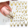 Manicure Stickers White Laser Gold Fall Leaves Decals Sliders Nail Art Decor - The Well Being The Well Being Ludovick-TMB Manicure Stickers White Laser Gold Fall Leaves Decals Sliders Nail Art Decor