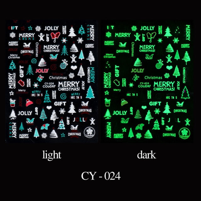 Manicure Stickers White Laser Gold Fall Leaves Decals Sliders Nail Art Decor - The Well Being The Well Being CY-024 Ludovick-TMB Manicure Stickers White Laser Gold Fall Leaves Decals Sliders Nail Art Decor