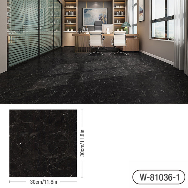 Simulated Thick Marble Tile Floor Sticker PVC Waterproof Self-adhesive - The Well Being The Well Being A / 1 piece Ludovick-TMB Simulated Thick Marble Tile Floor Sticker PVC Waterproof Self-adhesive