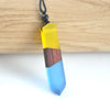 Wood Resin Necklace Pendant - The Well Being The Well Being ES170806124 Ludovick-TMB Wood Resin Necklace Pendant