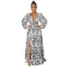 Deep V Neck Leopard Print Dress Elegant Beach Holiday Maxi Long Dress Lace Up Vest - The Well Being The Well Being FZ001-Leopard Print / S Ludovick-TMB Deep V Neck Leopard Print Dress Elegant Beach Holiday Maxi Long Dress Lace Up Vest