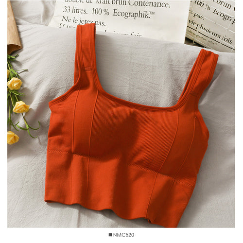 V-neck Halter Sweet Camisole off-Shoulder Solid Color Sleeveless Camis - The Well Being The Well Being H red / One Size Ludovick-TMB V-neck Halter Sweet Camisole off-Shoulder Solid Color Sleeveless Camis
