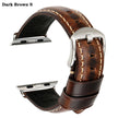 Leather Strap for Apple Watch - The Well Being The Well Being Dark Brown S / 42mm or 44mm 45mm Ludovick-TMB Leather Strap for Apple Watch