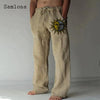Linen Pants Drawstring Loose Trouser - The Well Being The Well Being Ludovick-TMB Linen Pants Drawstring Loose Trouser