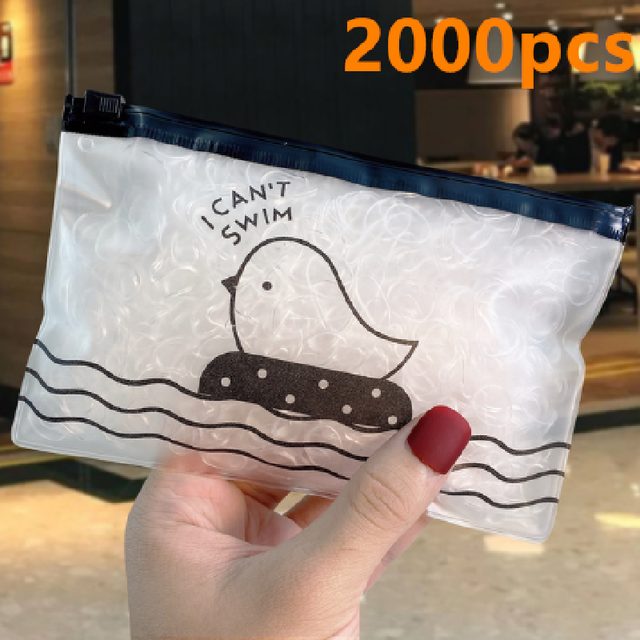 High-Quality Elastic Nylon Hair Bands For Girls Colorful Rubber Band Kids - The Well Being The Well Being D28 2000pcs Ludovick-TMB High-Quality Elastic Nylon Hair Bands For Girls Colorful Rubber Band Kids