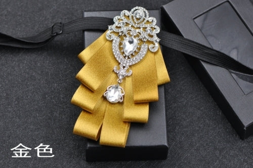 Rhinestone Bow Tie - The Well Being The Well Being Gold / CN Ludovick-TMB Rhinestone Bow Tie