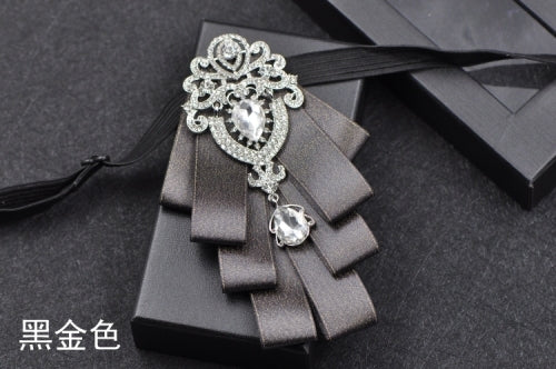 Rhinestone Bow Tie - The Well Being The Well Being Black / CN Ludovick-TMB Rhinestone Bow Tie