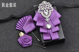Rhinestone Bow Tie - The Well Being The Well Being Purple set / CN Ludovick-TMB Rhinestone Bow Tie