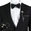 Solid Color Bow Tie Set - The Well Being The Well Being SET2-5 Ludovick-TMB Solid Color Bow Tie Set