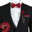 Solid Color Bow Tie Set - The Well Being The Well Being SET3-3 Ludovick-TMB Solid Color Bow Tie Set
