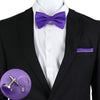 Solid Color Bow Tie Set - The Well Being The Well Being SET6-2 Ludovick-TMB Solid Color Bow Tie Set