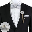 Solid Color Bow Tie Set - The Well Being The Well Being SET7-3 Ludovick-TMB Solid Color Bow Tie Set