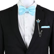 Solid Color Bow Tie Set - The Well Being The Well Being SET14-3 Ludovick-TMB Solid Color Bow Tie Set