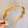 Morandi Color Hair Hoop Female All-Match Press Hair Head Buckle Headband Girl Frosted Serrated Hair Accessories - The Well Being The Well Being Size fits all / Headband Z11-14 / CA Ludovick-TMB Morandi Color Hair Hoop Female All-Match Press Hair Head Buckle Headband Girl Frosted Serrated Hair Accessories