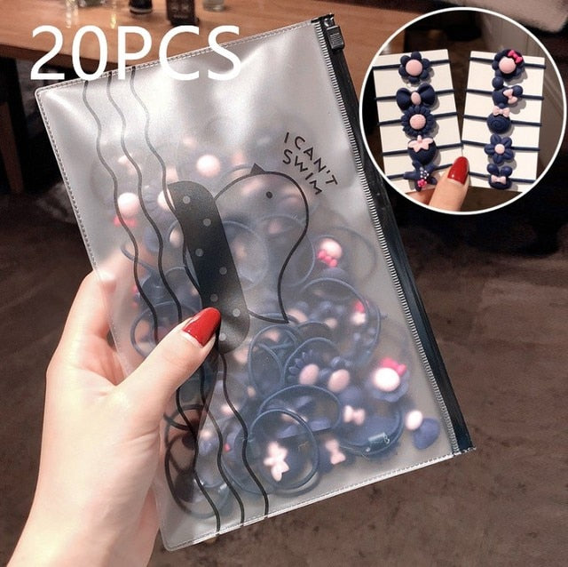 High-Quality Elastic Nylon Hair Bands For Girls Colorful Rubber Band Kids Hair Accessories Headdress Hair Ties - The Well Being The Well Being Ludovick-TMB High-Quality Elastic Nylon Hair Bands For Girls Colorful Rubber Band Kids Hair Accessories Headdress Hair Ties