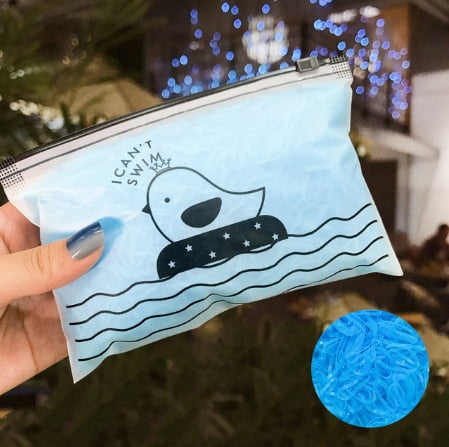 High-Quality Elastic Nylon Hair Bands For Girls Colorful Rubber Band Kids Hair Accessories Headdress Hair Ties - The Well Being The Well Being Ludovick-TMB High-Quality Elastic Nylon Hair Bands For Girls Colorful Rubber Band Kids Hair Accessories Headdress Hair Ties