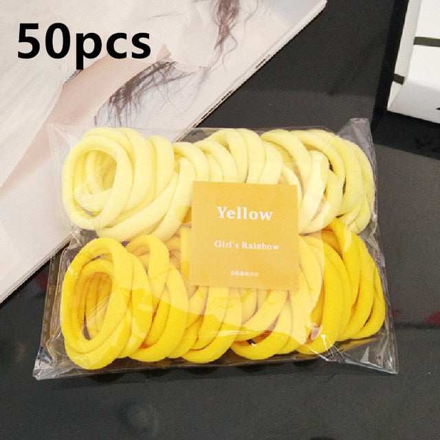 High-Quality Elastic Nylon Hair Bands For Girls Colorful Rubber Band Kids Hair Accessories Headdress Hair Ties - The Well Being The Well Being Ludovick-TMB High-Quality Elastic Nylon Hair Bands For Girls Colorful Rubber Band Kids Hair Accessories Headdress Hair Ties