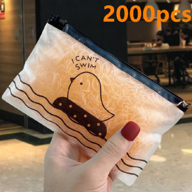 High-Quality Elastic Nylon Hair Bands For Girls Colorful Rubber Band Kids Hair Accessories Headdress Hair Ties - The Well Being The Well Being D29 2000pcs Ludovick-TMB High-Quality Elastic Nylon Hair Bands For Girls Colorful Rubber Band Kids Hair Accessories Headdress Hair Ties