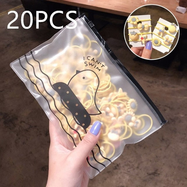 High-Quality Elastic Nylon Hair Bands For Girls Colorful Rubber Band Kids Hair Accessories Headdress Hair Ties - The Well Being The Well Being A2 20PCS Ludovick-TMB High-Quality Elastic Nylon Hair Bands For Girls Colorful Rubber Band Kids Hair Accessories Headdress Hair Ties