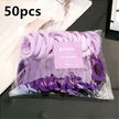 High-Quality Elastic Nylon Hair Bands For Girls Colorful Rubber Band Kids Hair Accessories Headdress Hair Ties - The Well Being The Well Being purple 50PCS Ludovick-TMB High-Quality Elastic Nylon Hair Bands For Girls Colorful Rubber Band Kids Hair Accessories Headdress Hair Ties