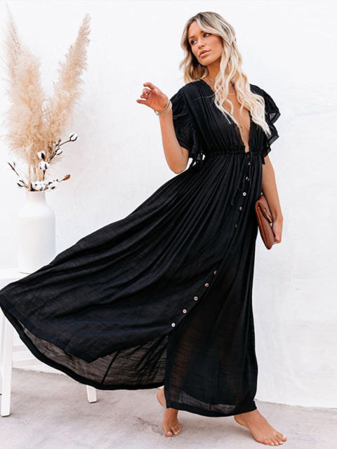 Crochet White Knitted Beach; Bikinis Cover - The Well Being The Well Being LXF20097D1 / One Size Ludovick-TMB Crochet White Knitted Beach; Bikinis Cover