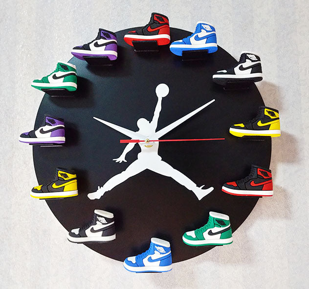 Wall Clocks Living Room Decoration 30cm Small Basketball Shoes - The Well Being The Well Being G Ludovick-TMB Wall Clocks Living Room Decoration 30cm Small Basketball Shoes
