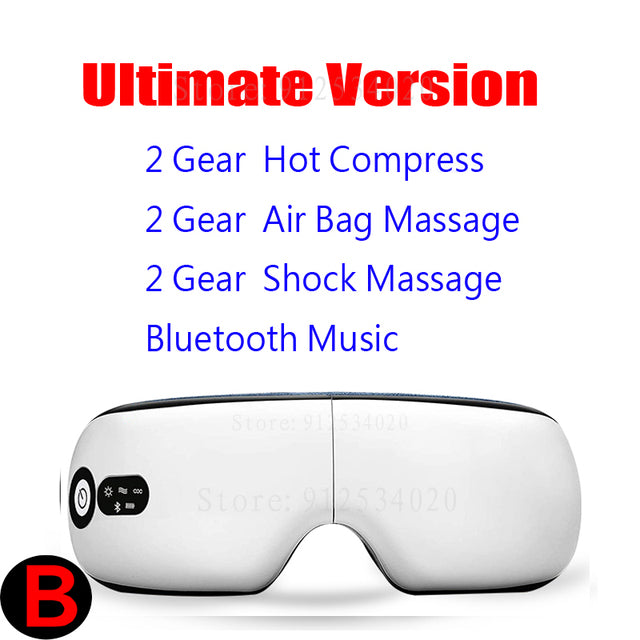 Smart Eye Massager Airbag Air Pressure Bag Eye Mask Care Vibrator Hot Compress Bluetooth Heating Fatigue Relief Foldable Massage - The Well Being The Well Being Ludovick-TMB Smart Eye Massager Airbag Air Pressure Bag Eye Mask Care Vibrator Hot Compress Bluetooth Heating Fatigue Relief Foldable Massage
