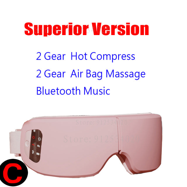 Smart Eye Massager Airbag Air Pressure Bag Eye Mask Care Vibrator Hot Compress Bluetooth Heating Fatigue Relief Foldable Massage - The Well Being The Well Being Ludovick-TMB Smart Eye Massager Airbag Air Pressure Bag Eye Mask Care Vibrator Hot Compress Bluetooth Heating Fatigue Relief Foldable Massage